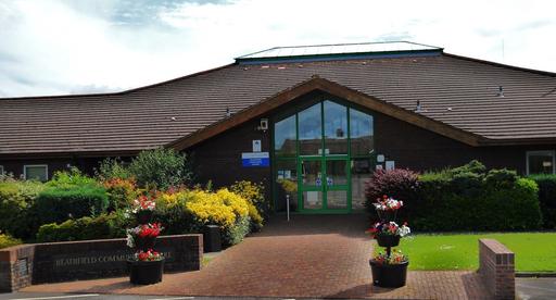 A photograph of the outside of Heathfield Community Centre