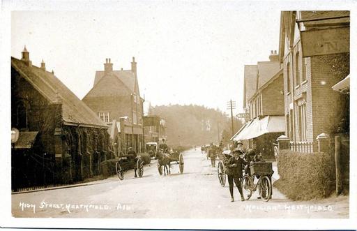 A photograph of Heathfield High Street, Heathfield, East Sussex c1900