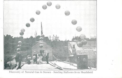 A photograph of Discovery of Natural Gas in Heathfield, East Sussex 1902