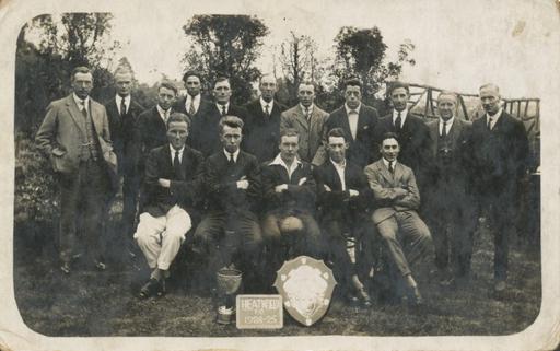 A photograph of Heathfield Football Club, Heathfield, East Sussex 1924-1925