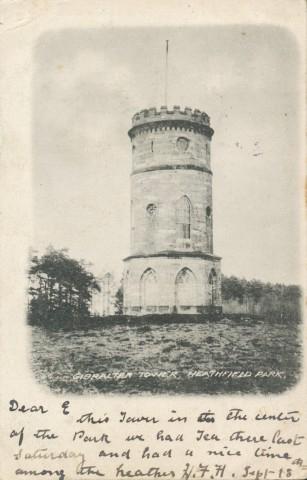 A photograph of Gibraltar Tower, Heathfield, East Sussex 1903